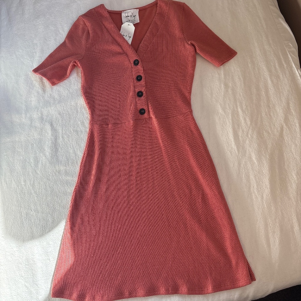 Sadie and Sage pink dress